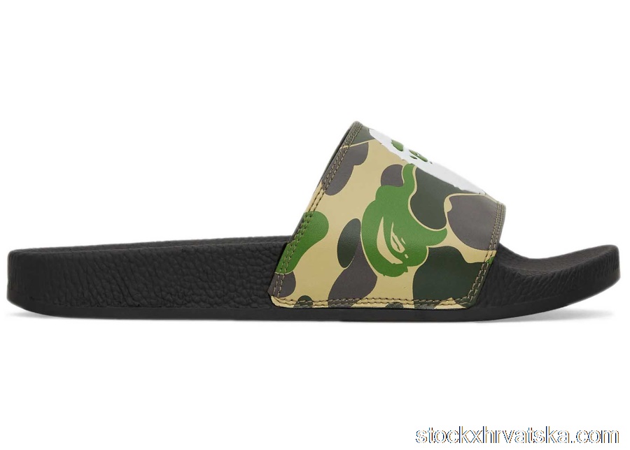 A Bathing Ape ABC Camo Slide Green 1I30-191-001 GRN
