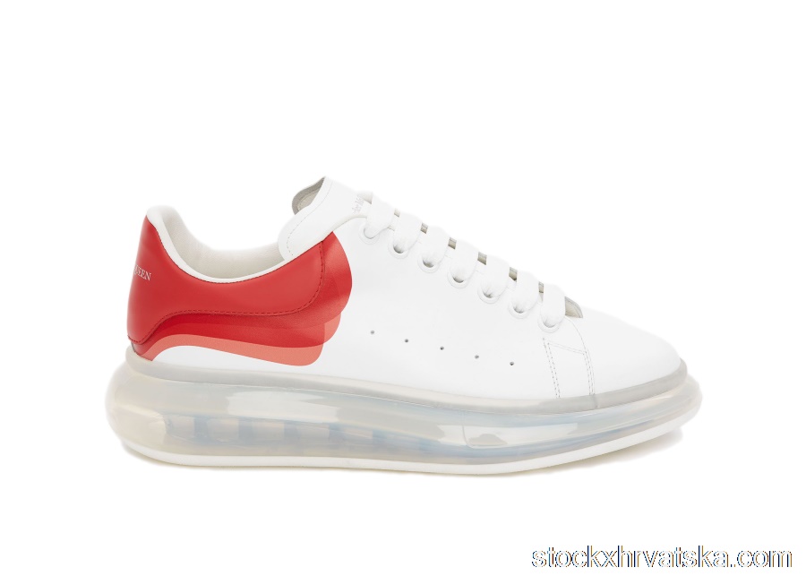 Alexander McQueen Oversized Clear Sole Lust Red 604233WHX999676