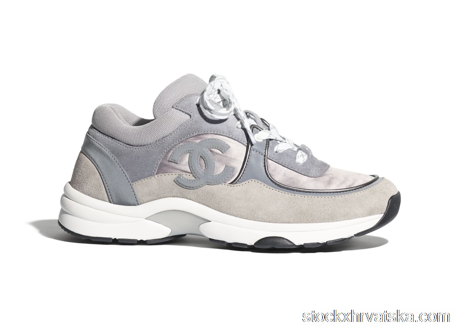 Chanel Low Top Trainer CC Dark Grey G34360 Y54059 K2052