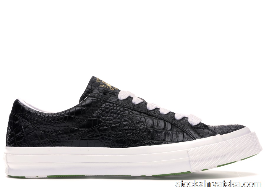Converse One Star Ox Golf Le Fleur Faux Skin Black 165524C