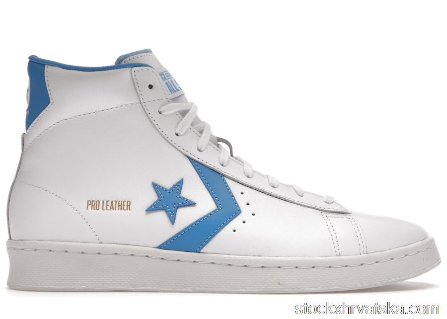 Converse Pro Leather Hi White Coast Blue 166813C