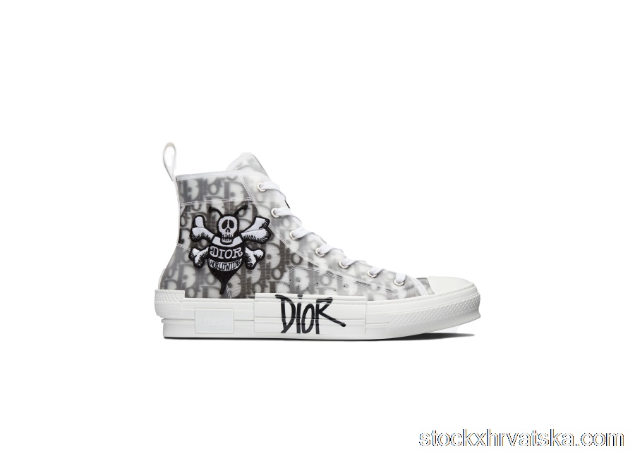 Dior And Shawn B23 High Top Bee Embroidery 3SH118YYO_H960