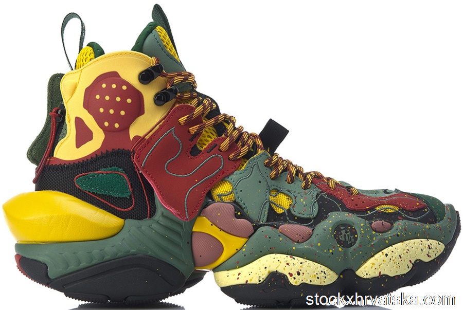 Li-Ning 2020 Ace Green Red Yellow (Kith exclusive)