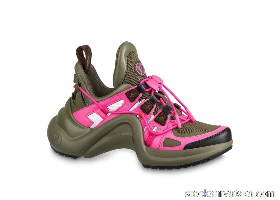 Louis Vuitton Archlight Trainer Kaki Pink (W) 1A9RTZ