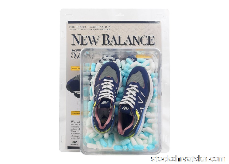 New Balance 57 40 DAHOOD Navy Grey Yellow (W) (Special Box) W5740GC