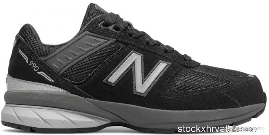 New Balance 990 v5 Black (PS) PC990BK5