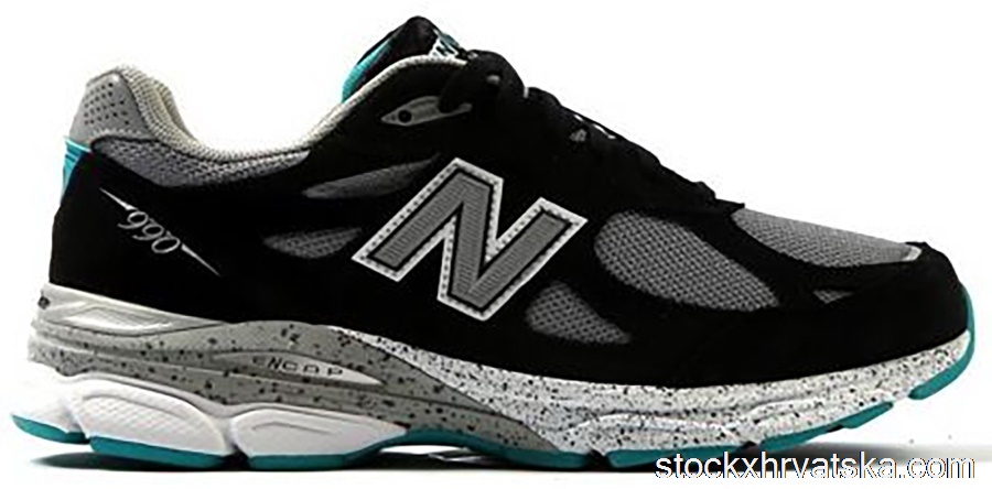 New Balance 990v3 Black Grey Teal M990OB3