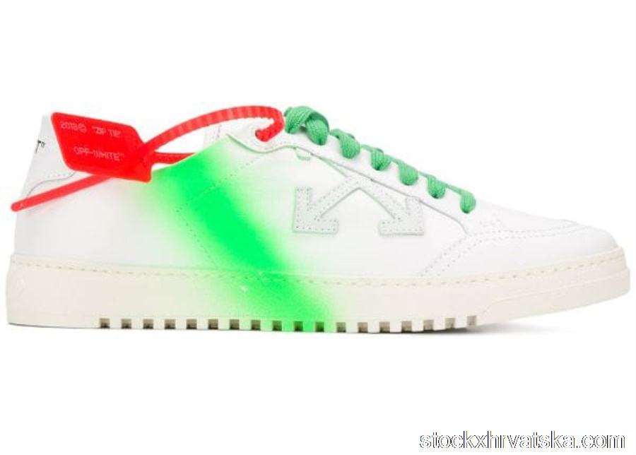 Off-White 2.0 Low Top Green Spray OMIA042S20D680430140