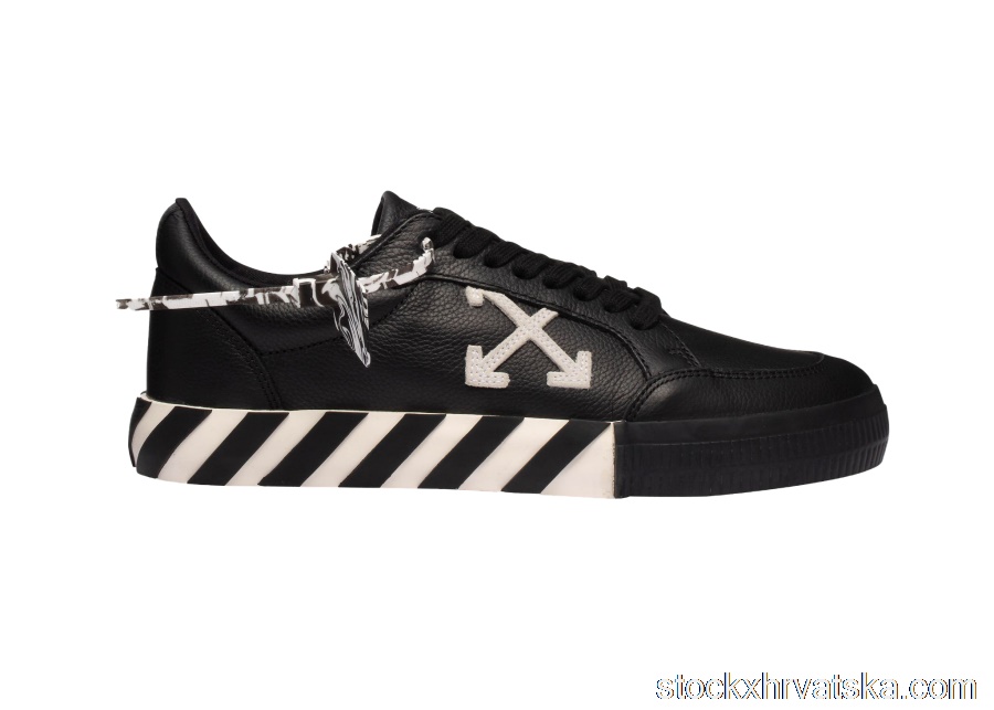 Off-White Low Vulc Black White OMIA085E20LEA0011001