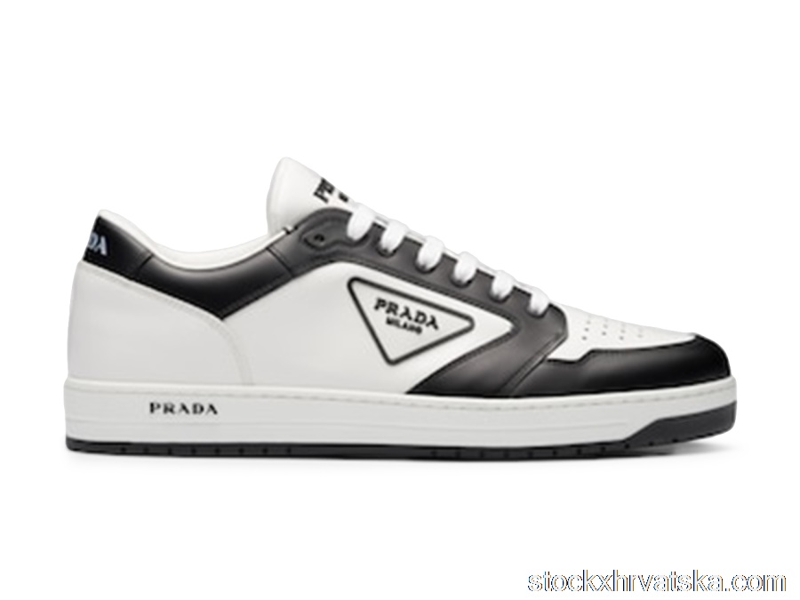 Prada District Leather White Black White 2EE363_3LJ6_F0964