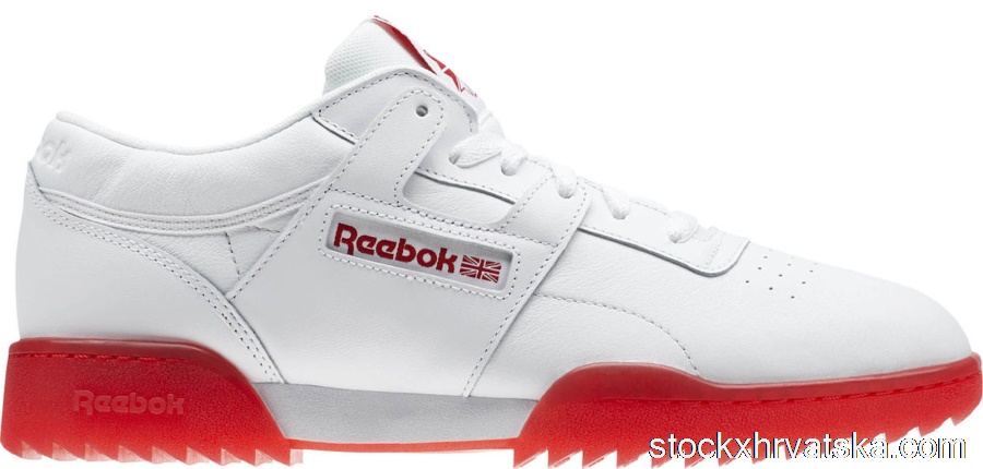 Reebok Workout Clean Ripple Ice White Red CN0643