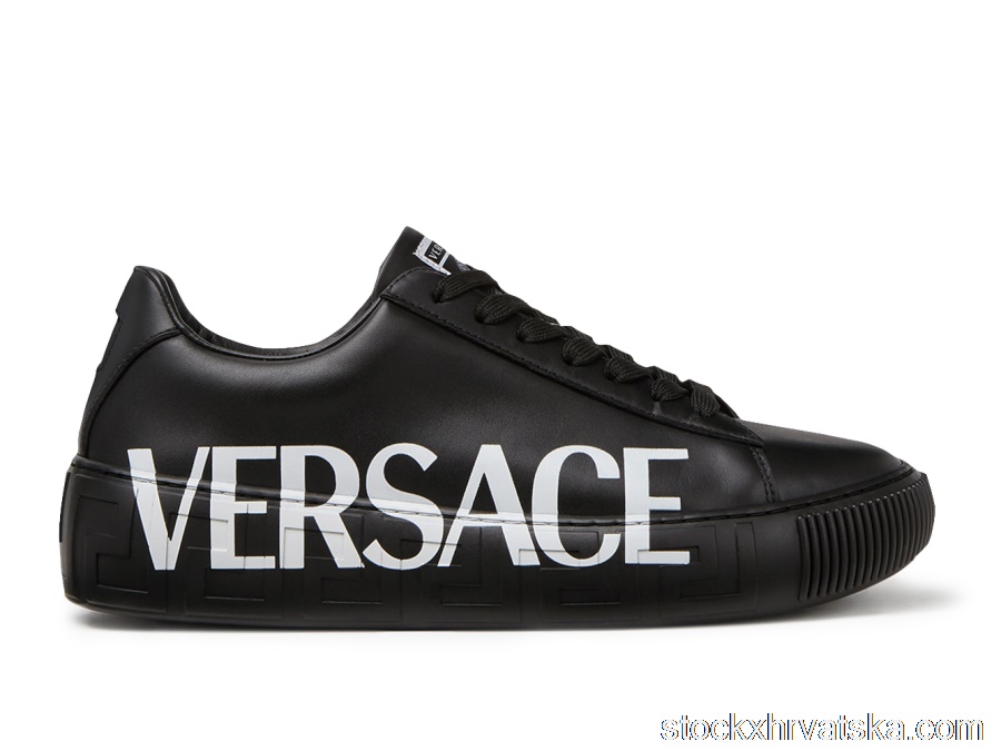 Versace Medusa Greca Low Black Black White (W) DST644D-DV51G_D4101