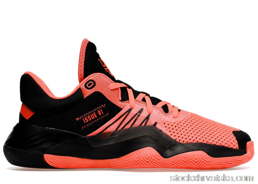 adidas D.O.N. Issue #1 Core Black Solar Red EH2133