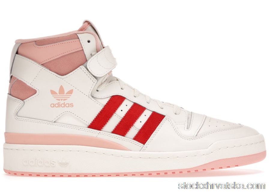 adidas Forum 84 Hi Off White Pink Red H01670