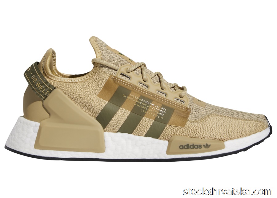 adidas NMD R1 V2 Beige Tone Focus Olive GY1395