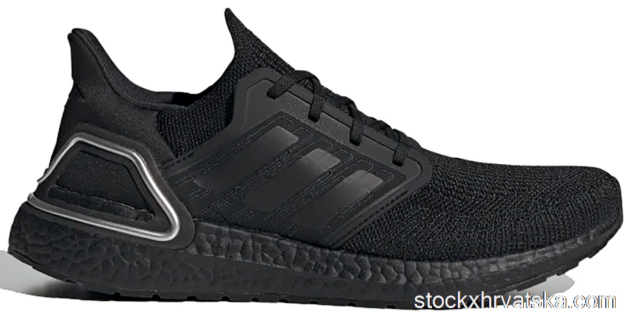 adidas Ultra Boost 20 Core Black Silver Metallic FV8333