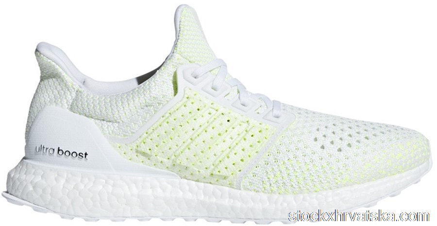 adidas Ultra Boost Clima Cloud White Shock Yellow (Youth) B43506