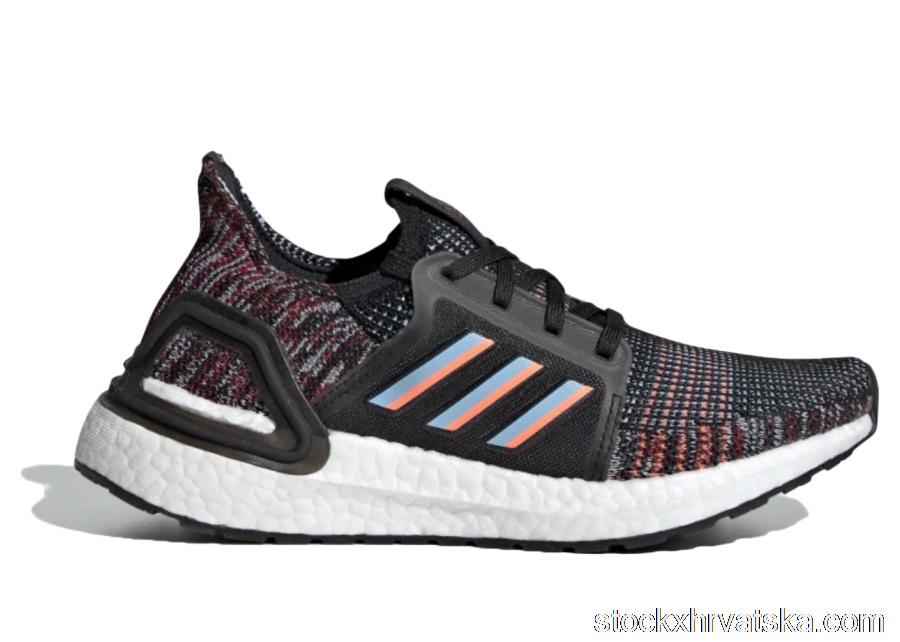 adidas Ultraboost 19 Core Black Hi Res Coral (GS) EF0930