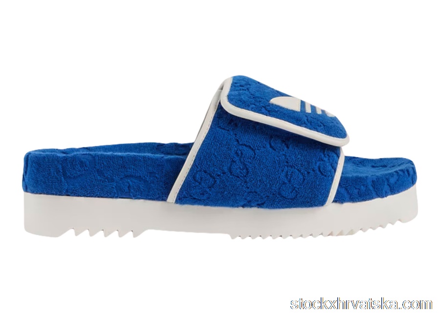 adidas x Gucci GG Platform Sandal Blue 702412UU0104160