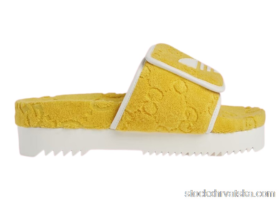 adidas x Gucci GG Platform Sandal Yellow (W) 702398UU0107171